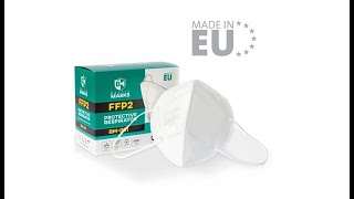 Euroopassa valmistettu Baltic Masks BM-001 FFP2 hengityssuojain | Rawest.fi verkkokauppa