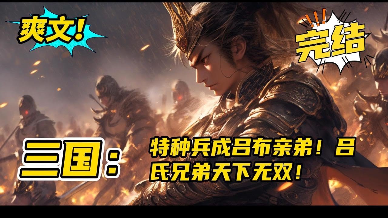 完结《三国：特种兵成吕布亲弟！吕氏兄弟天下无双！》吕斌是一个特种兵兵王。热，冷兵器都使用的出神入化。而且天生神力被同僚们称为现代霸王。一觉睡醒穿越了。吕布居然是我亲哥#爽文 ,#玄幻,#有声书,#小说