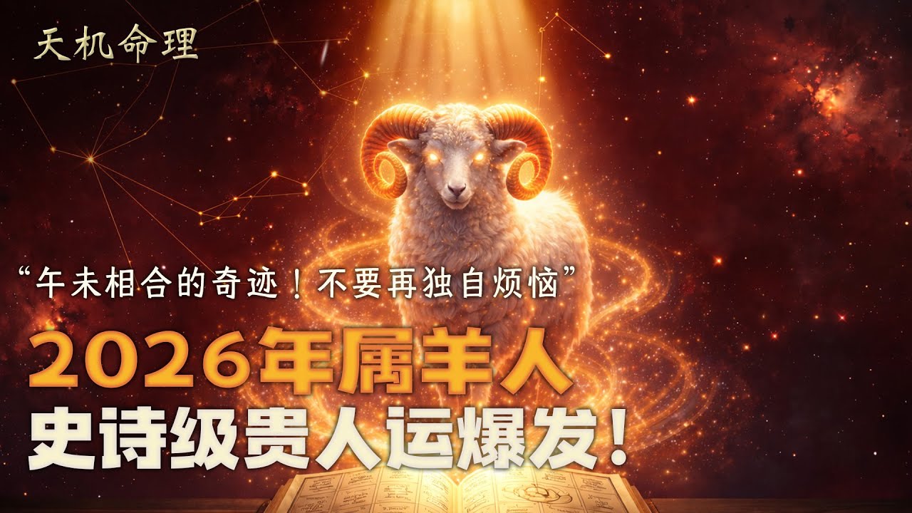 2026年丙午年属羊人运势 | 如云开见日，贵人助你开启前程之年！