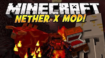 Minecraft - NETHER X! Nether Dimension Epicness! (New Mobs, New Biomes & More) | Mod Showcase