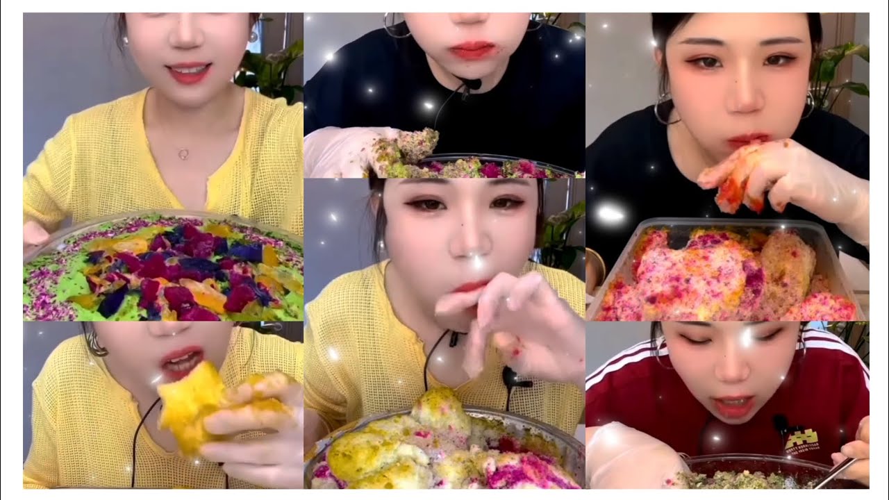 YY'S ASMR ICE | ONLY YY ICE EATING || MIX COLORFUL ICE (LONG VERSION ...