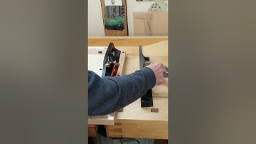 Vogt Shooting Board Adjustments: Parallel Guide Strip and fences.