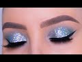 Crystal Silver Eye Makeup Tutorial for the Holiday&#39;s