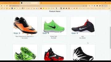 Online Shoes Shopping in PHP