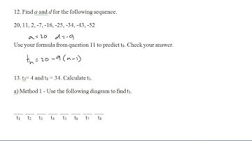 PC 11 1.1 Arithmetic Sequences