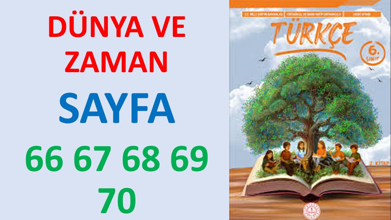 6th Grade Turkish Textbook, Book 2: The World and Time, Pages 66