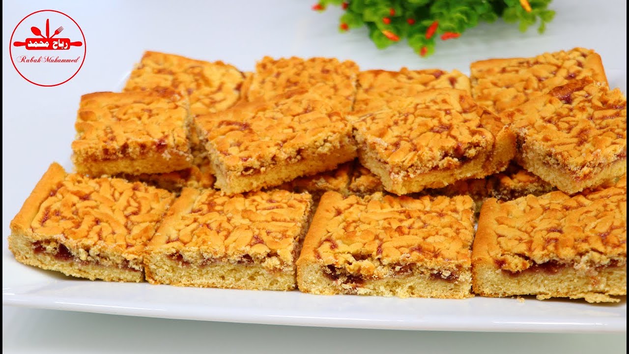 المبروشة بمقادير مظبوطة حلويات سهلة وسريعة حلوى حجار القلعة بابسط طريقة مع رباح محمد