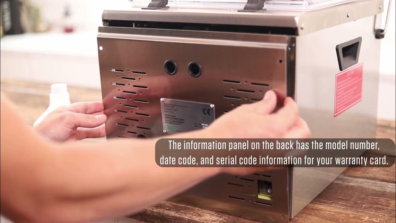 LEM HowTo MaxVac Pro Chamber Vacuum Sealer Part 1 Unboxing and SetUp YouTube