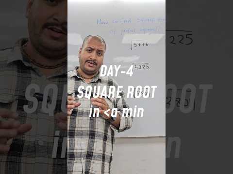 Find SQUARE ROOTS in 10 sec. #vedicmaths #squareroot #cuberoot #mathstricks #maths #scienceexplained