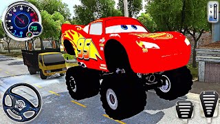 Bus Simulator Indonesia - City Monster Lightning McQueen Driving Game | Android Gameplay | Part 89 screenshot 3