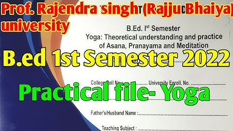 yoga file for b.ed in hindi/b.ed practical file/yoga file b.ed 1st semester/yoga file kaise banaen/