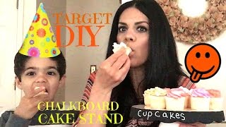 TARGET DIY CHALKBOARD CUPCAKE PLATTER-#1