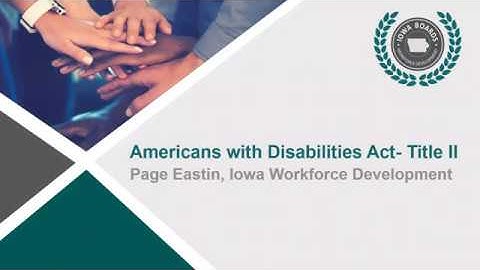 ADA Title II Presentation