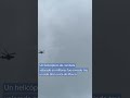 Un helicóptero tuvo que perseguir a este dron