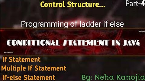 Programming of ladder if else in Java | ICSE Class 9th Computer Chapter - 7