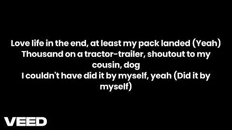 Lil Baby - By Myself (Feat. Rod Wave & Rylo Rodriguez) [Official Lyrics Video]