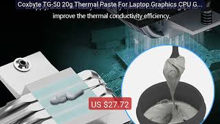 Coxbyte TG-50 20g Thermal Paste For Laptop Graphics CPU GPU Co... — Hot Deal 2026 | Limited Offer!