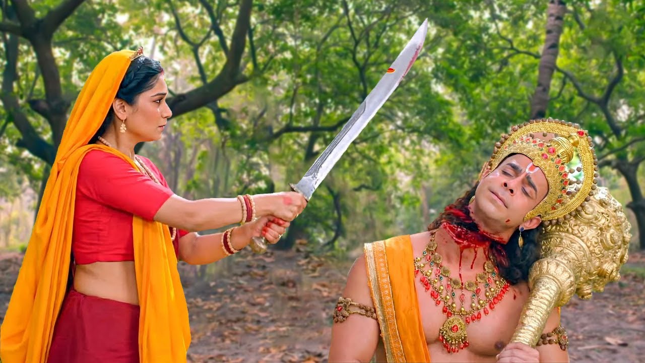 माता सीता जी ने क्यों काट दिया हनुमान का सिर ? Shrimad Ramayan || 