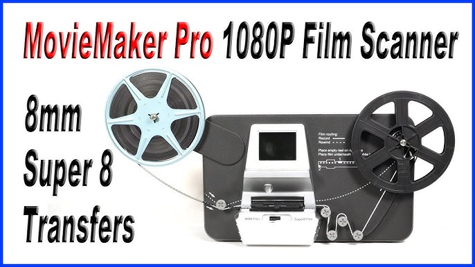 Magnasonic Super 8/8mm Film Scanner, Converts Film into Digital Video,  Vibrant 2.3 Screen, Digitize and View 3, 5 and 7 Super 8/8mm Movie  Reels