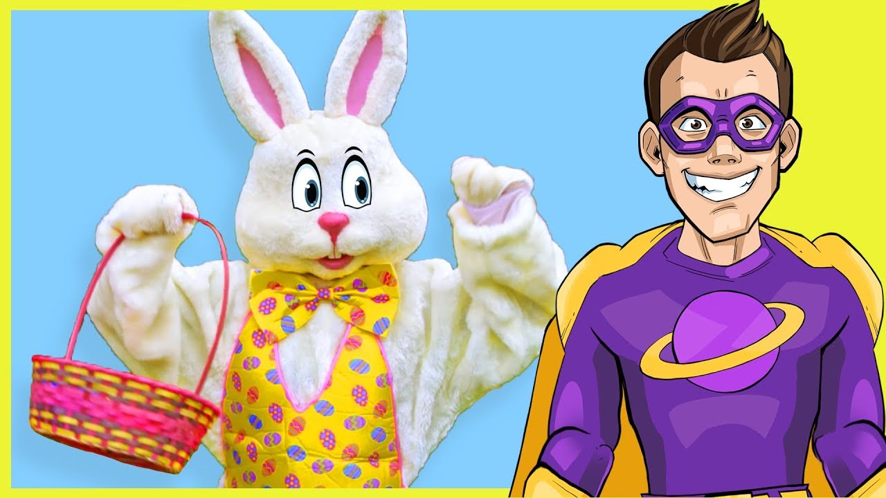 Easter Egg Hunt Game Easter Bunny Hiding Easter Eggs In Pac Man Pretend Play Park Games For Kids Youtube