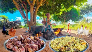 African village  morning routine | Daily Village Life  |Cooking Traditional African Food for lunch