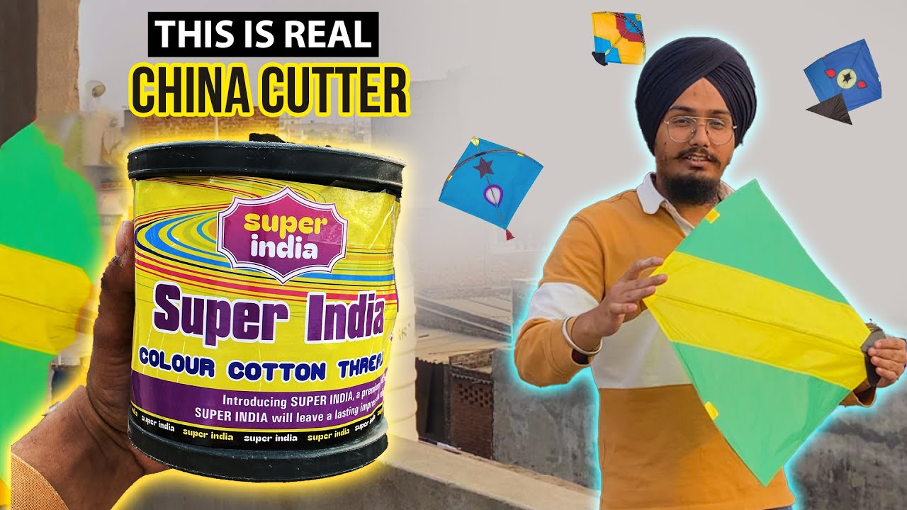 Super India gattu Unboxing & Test 🪁 | Best Kite Cutting Manjha