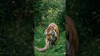 Tiger Takes Down Giant Python – Wild Battle