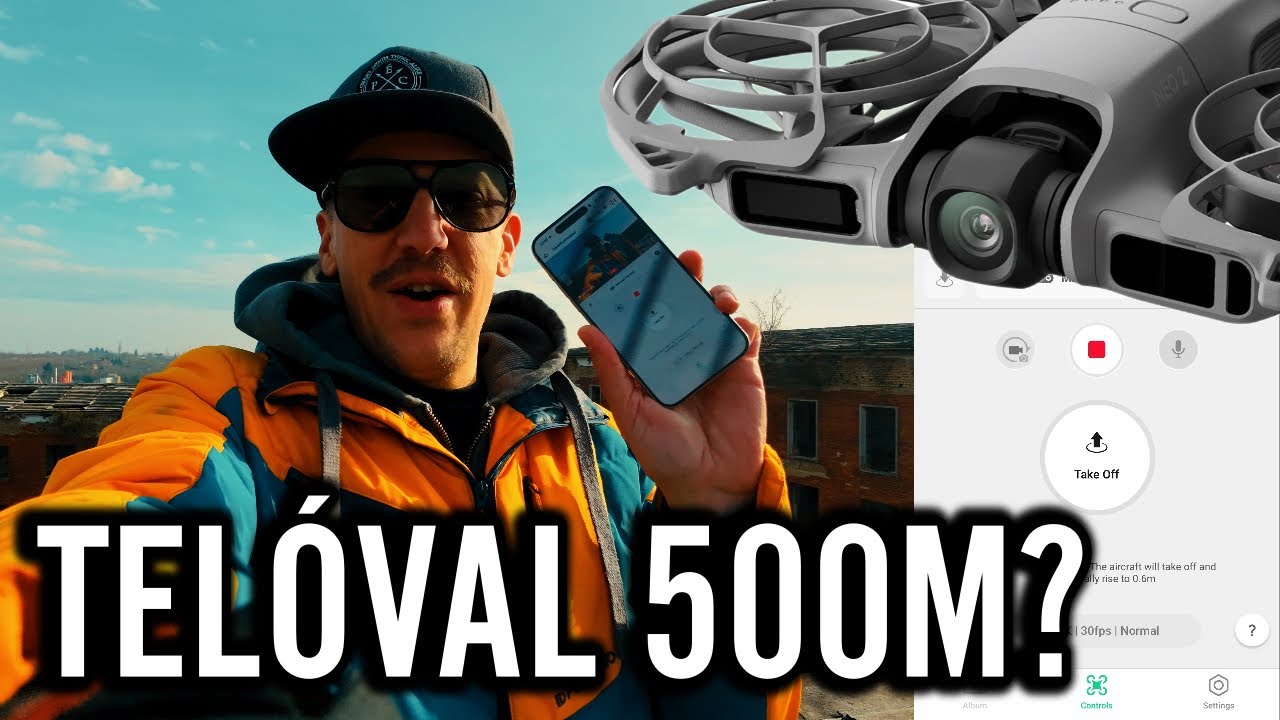 DJI NEO 2 - 500 méter egy szál telóval? Na lássuk!