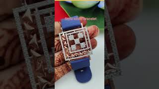 wrist watch style silver bracelet 😍❤️