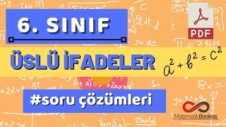 6. Sınıf - Üslü İfadeler (Tekrarlı Çarpım) Soru Çözümleri + PDF