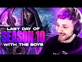 THE LAST GAMES OF SEASON 10!!! (Ft. Asyc, TFBlade, Tempest, M0xyy) | Sanchovies