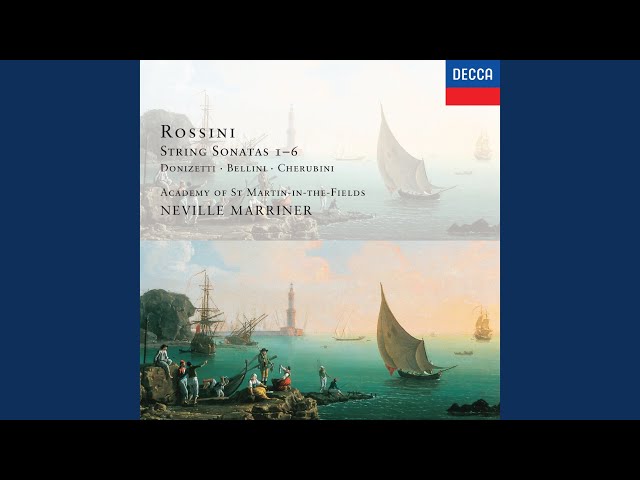 Rossini - Sonate pour cordes n°1 : Academy of St Martin in the Fields / N.Marriner