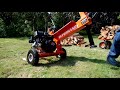 Superhandy log splitter portable 20 ton rapid auto return ram system bucher gear pump 7hp engine