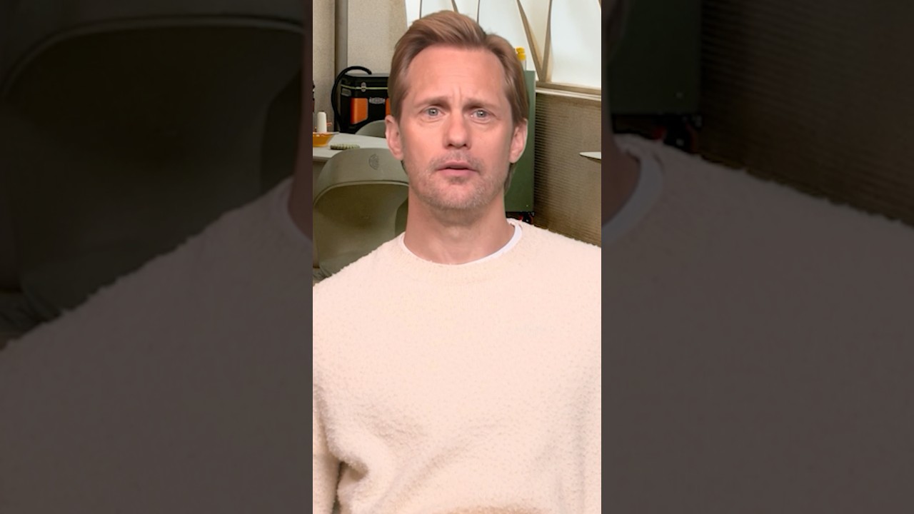 ALEXANDER SKARSGARD speaking SWEDISH