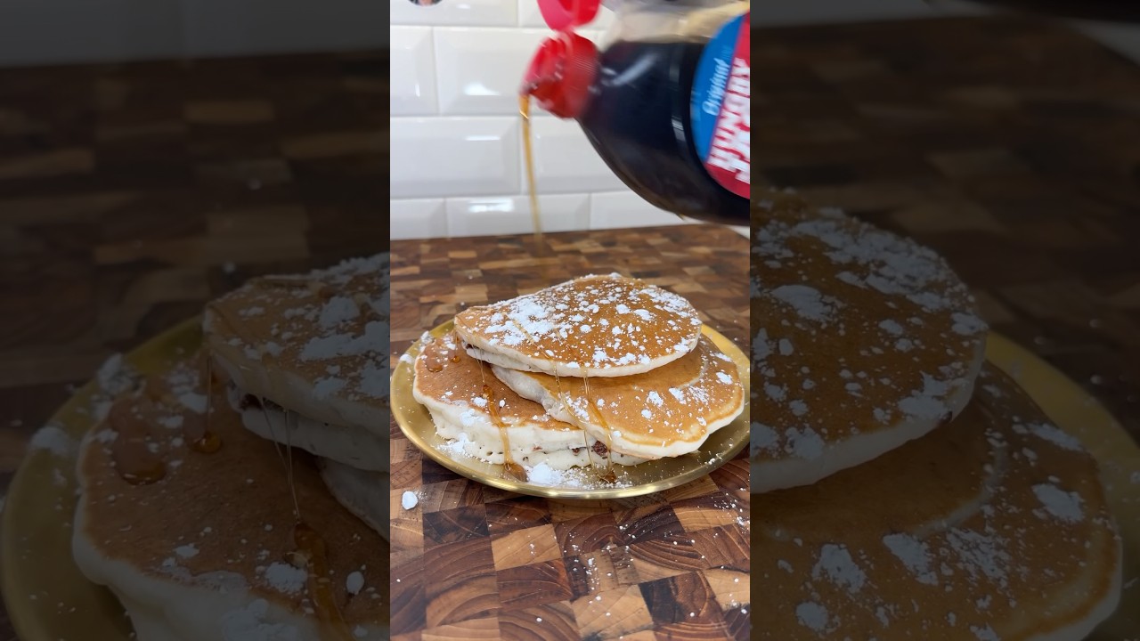 Nutella stuffed pancakes 🥞 