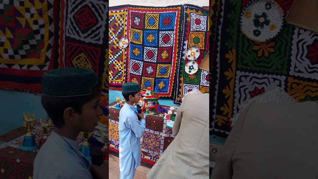 Sindhi culture day & science exhibition at GBPS Balouchabad | Students of GBPS Haji Khan Khrejo