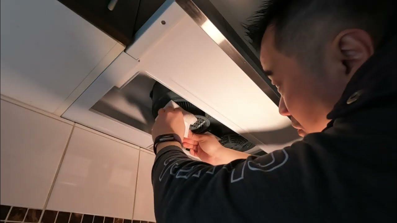 How To Clean the Kitchen Rangehood from Builtup Greases DIY Tips YouTube