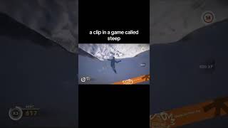 A clip from a game called STEEP