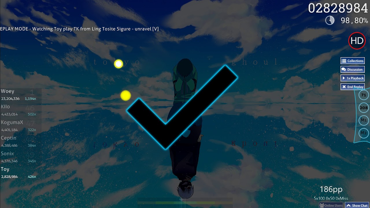 Карта осу ghoul twinky