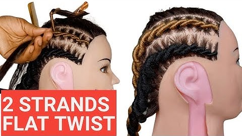 How To Archive Flat Twist/2 Strands Twist/ Spirals/Majongoo/Criss Crossed Spirals