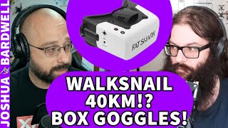 Walksnail System Goes 40Km And New Fatshark Recon Avatar Box Goggles - Fpv News