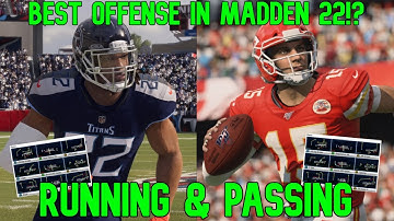 THE META OFFENSE in Madden NFL 22? Top 5 Best Offense Playbooks to Use in Madden 22 RUN & PASS! Tips