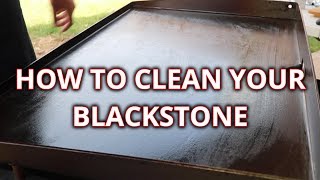 How to clean your Blackstone Griddle  36 inch Blackstone Griddle