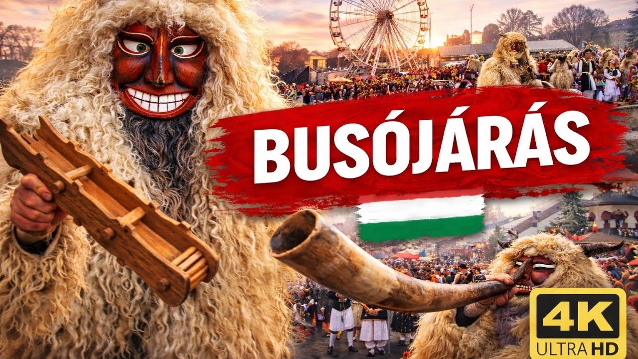 Busójárás Festival Mohács 2026🇭🇺 | Hungary’s Wildest Carnival (4K Walking Documentary)