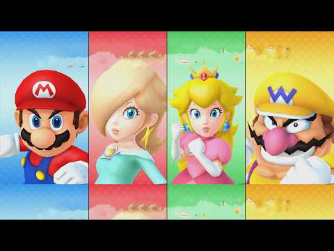 Mario Party 10 - Mushroom Park - Mario vs Rosalina vs Peach vs Wario