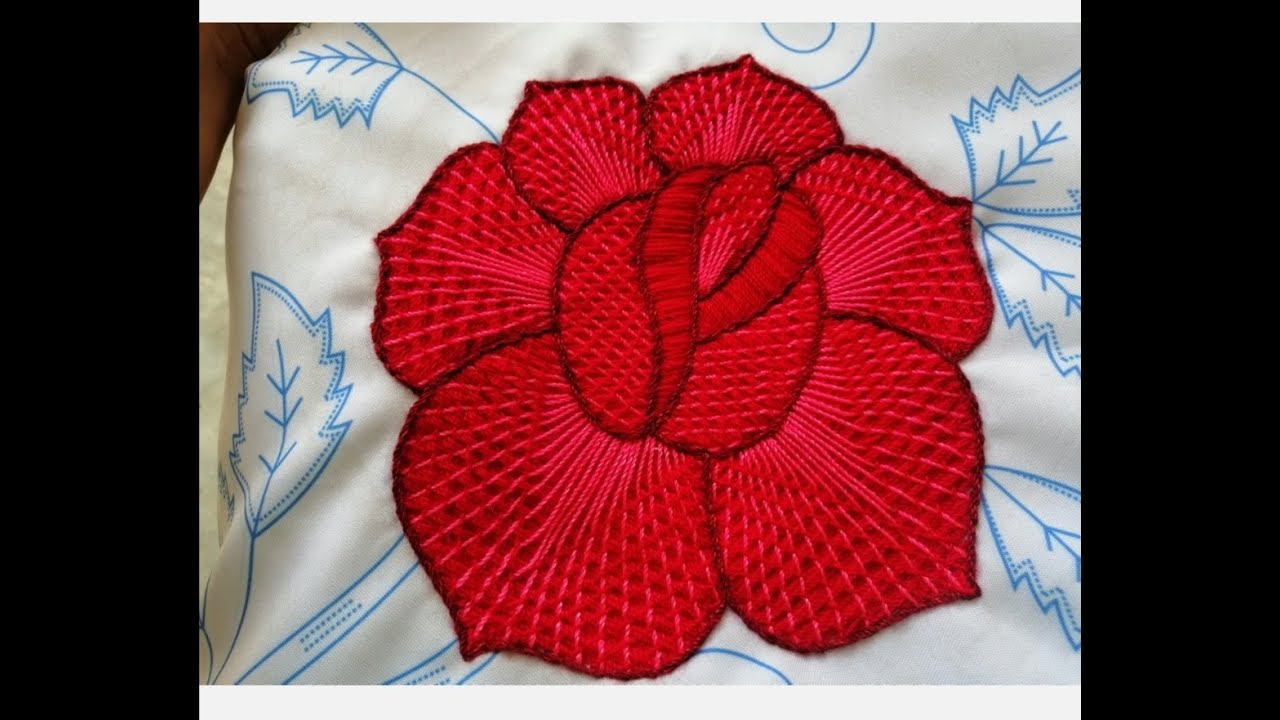 Bordado fantasía rosa 1 espectacular