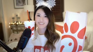 [ASMR] YEAR END SPECIAL!!! Chick-fil-A ASMR 👄 screenshot 5