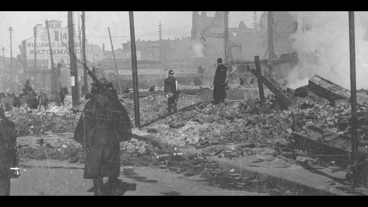 Vintage Photos of Destruction Caused by the Great Paterson (New Jersey) Fire of 1902