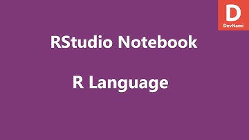 R Programming RStudio Notebook