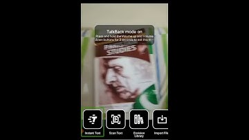 how to use Envision AI aplication with screen reader_how to read book  and method of scan text